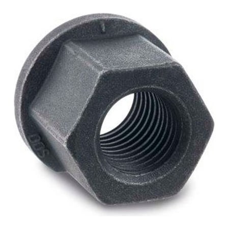 J.W. Winco Flange Nut, M20, Steel, Class 10, Blackened 6331-M20